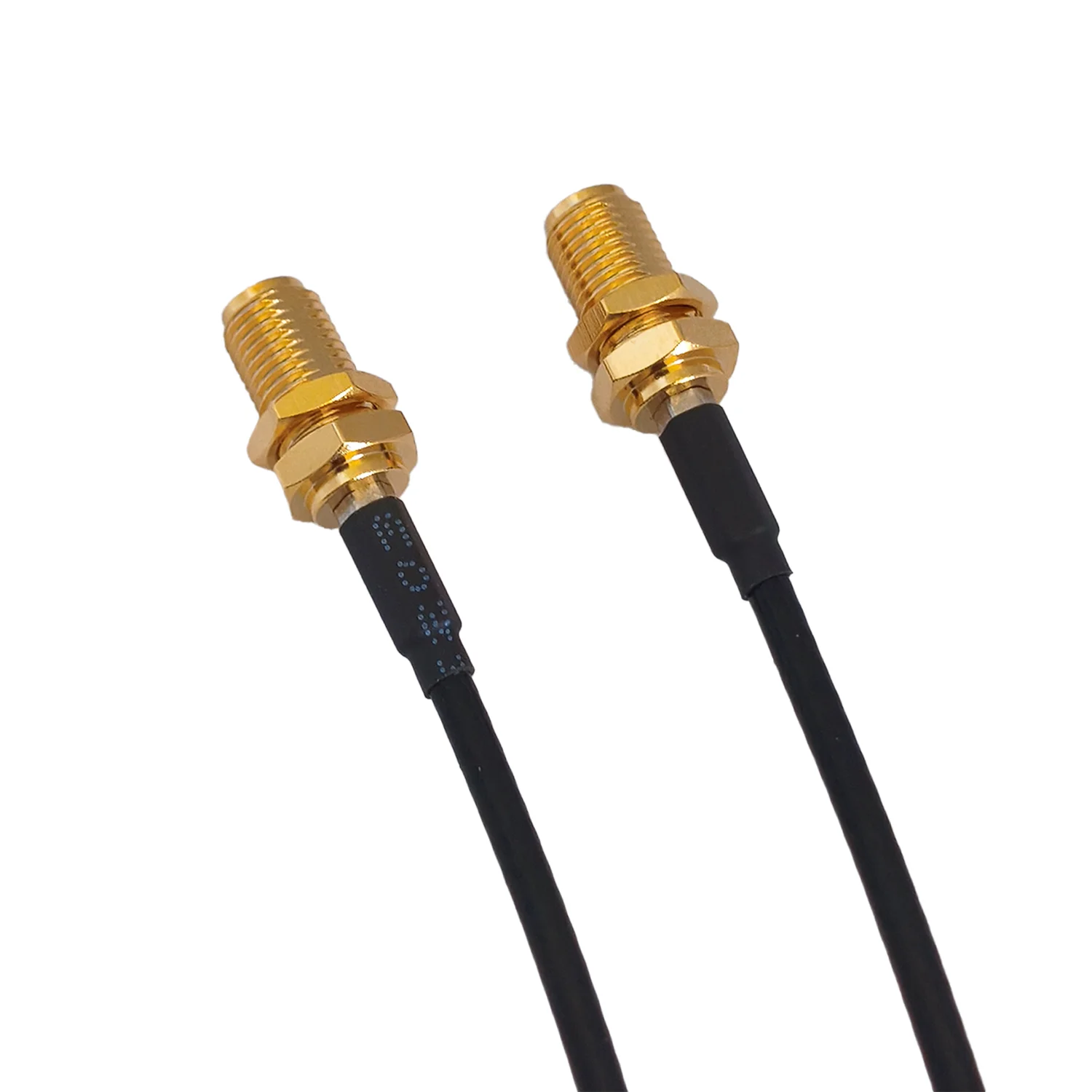Factory Price RG316 Cable Assembly SMA-KY-RG316-MMCX-JW MMCX Bent Male to SMA Female RG1316 Communication Cable