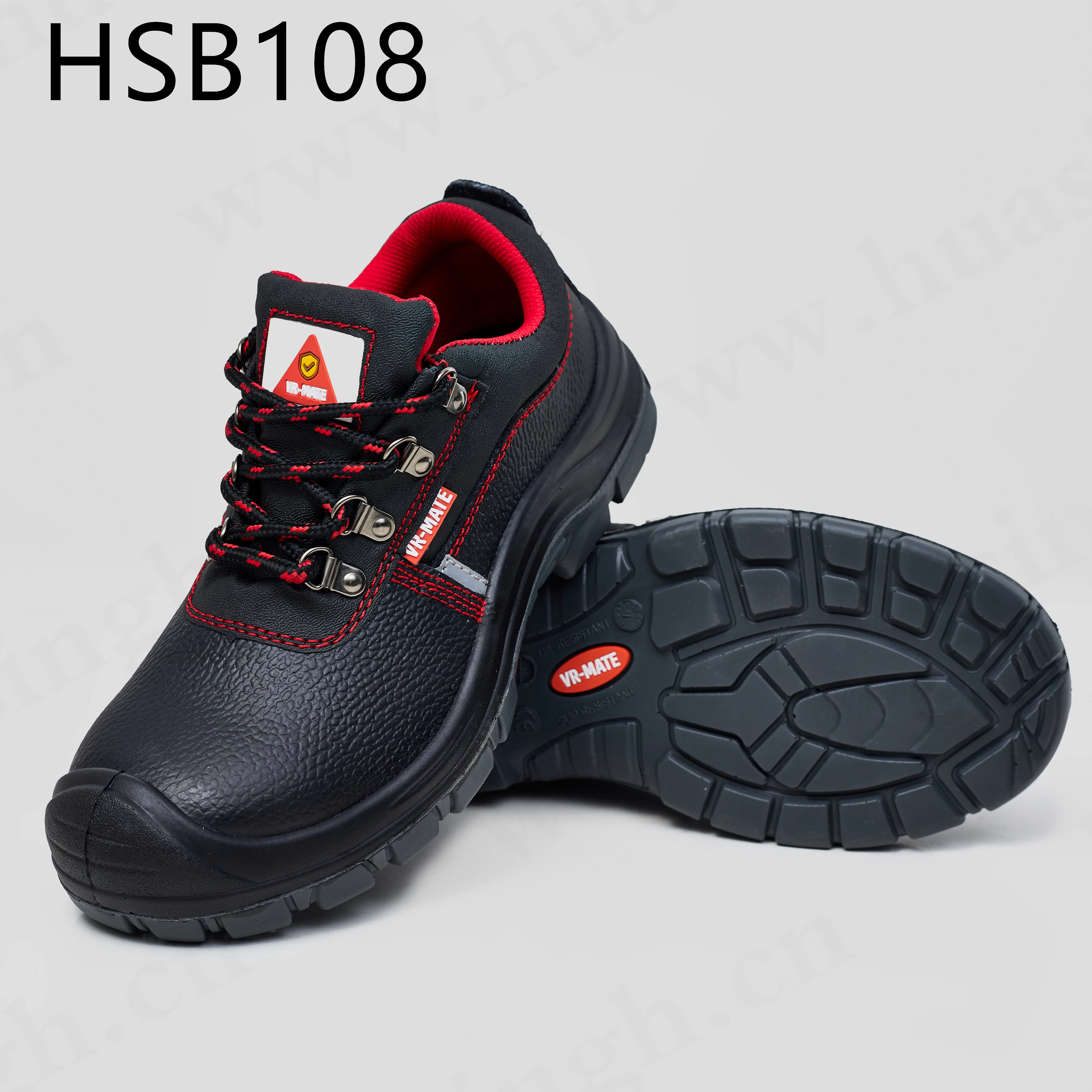 LXG, Calzado laboral resistente a condiciones adversas, conforme a normas de seguridad, con puntera de acero, suela antichoque de poliuretano (PU) y goma, botas de trabajo unisex HSB108