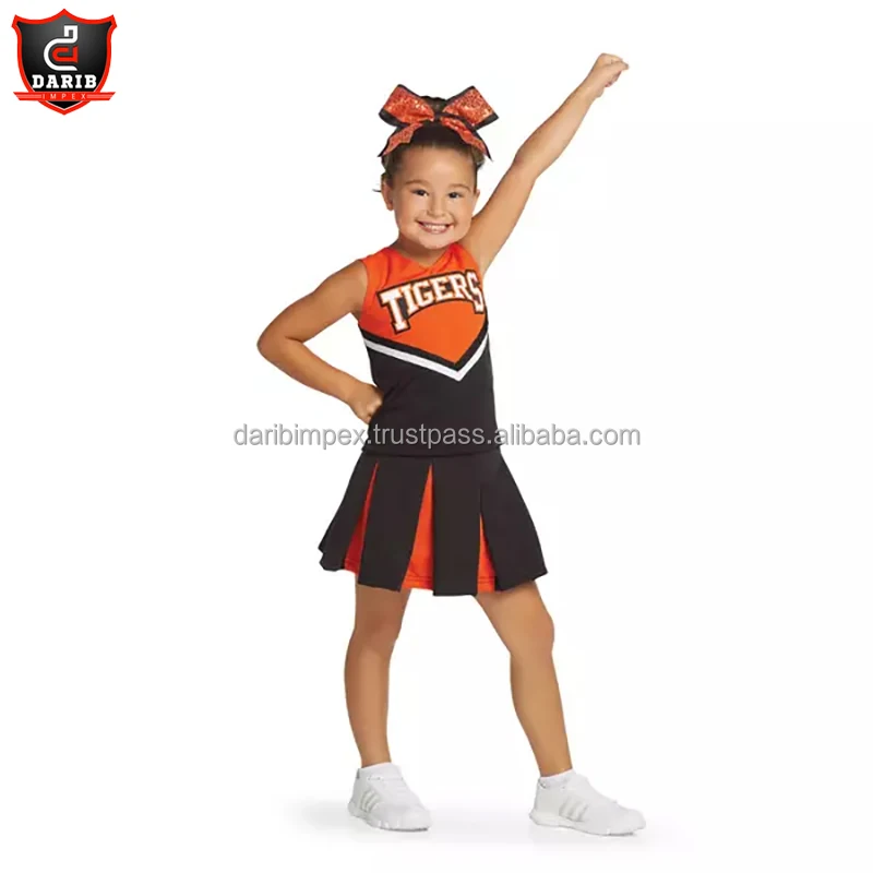 Customized Cheer Girls Uniform Wholesale Cheerleading Uniforms Oem