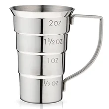 Stainless Steel Stepped Cocktail Jigger