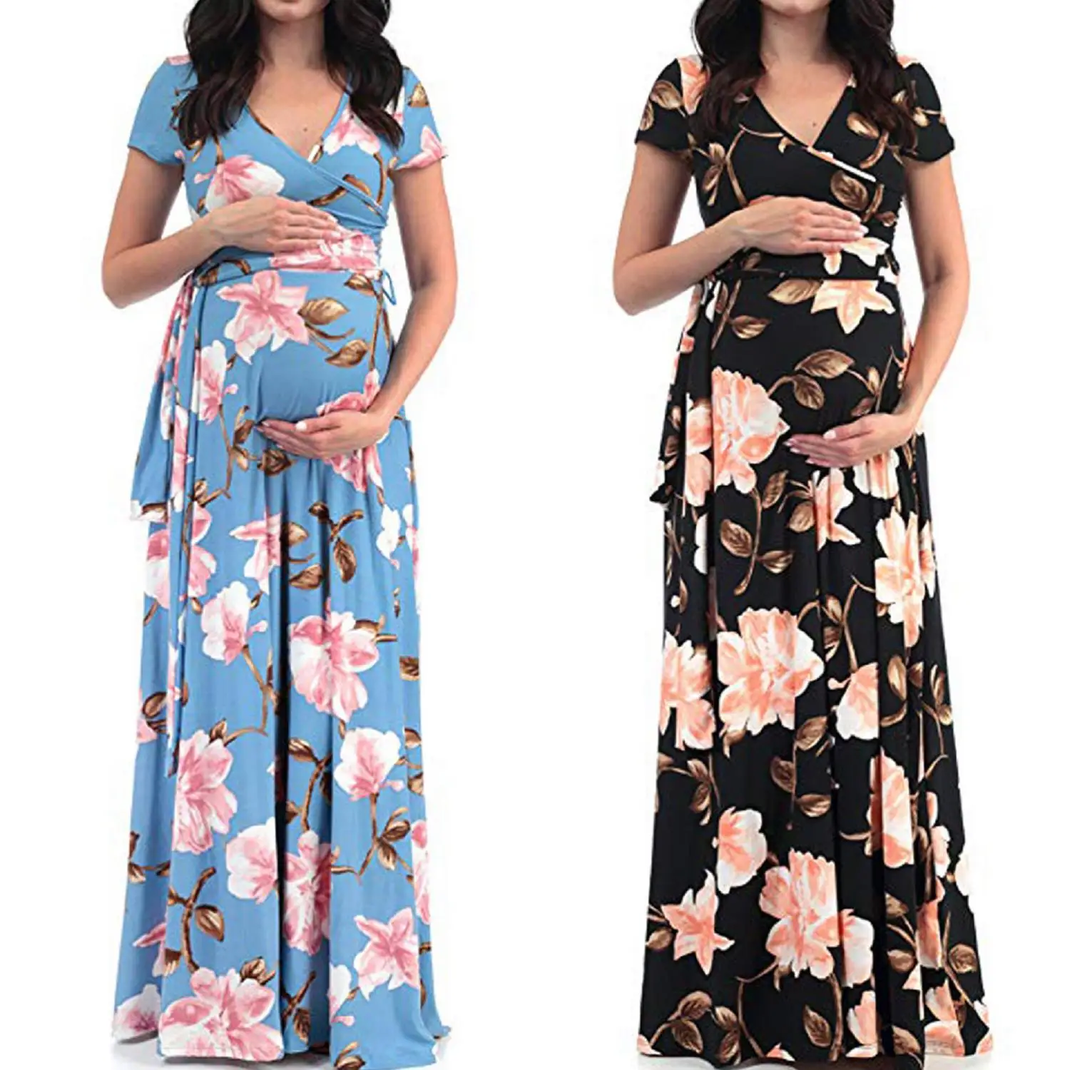 Floral Plus Size Maternity Dresses ...