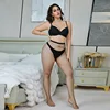 Bc-6125 entrejambe double ouvert en maille de taille moyenne à grande taille