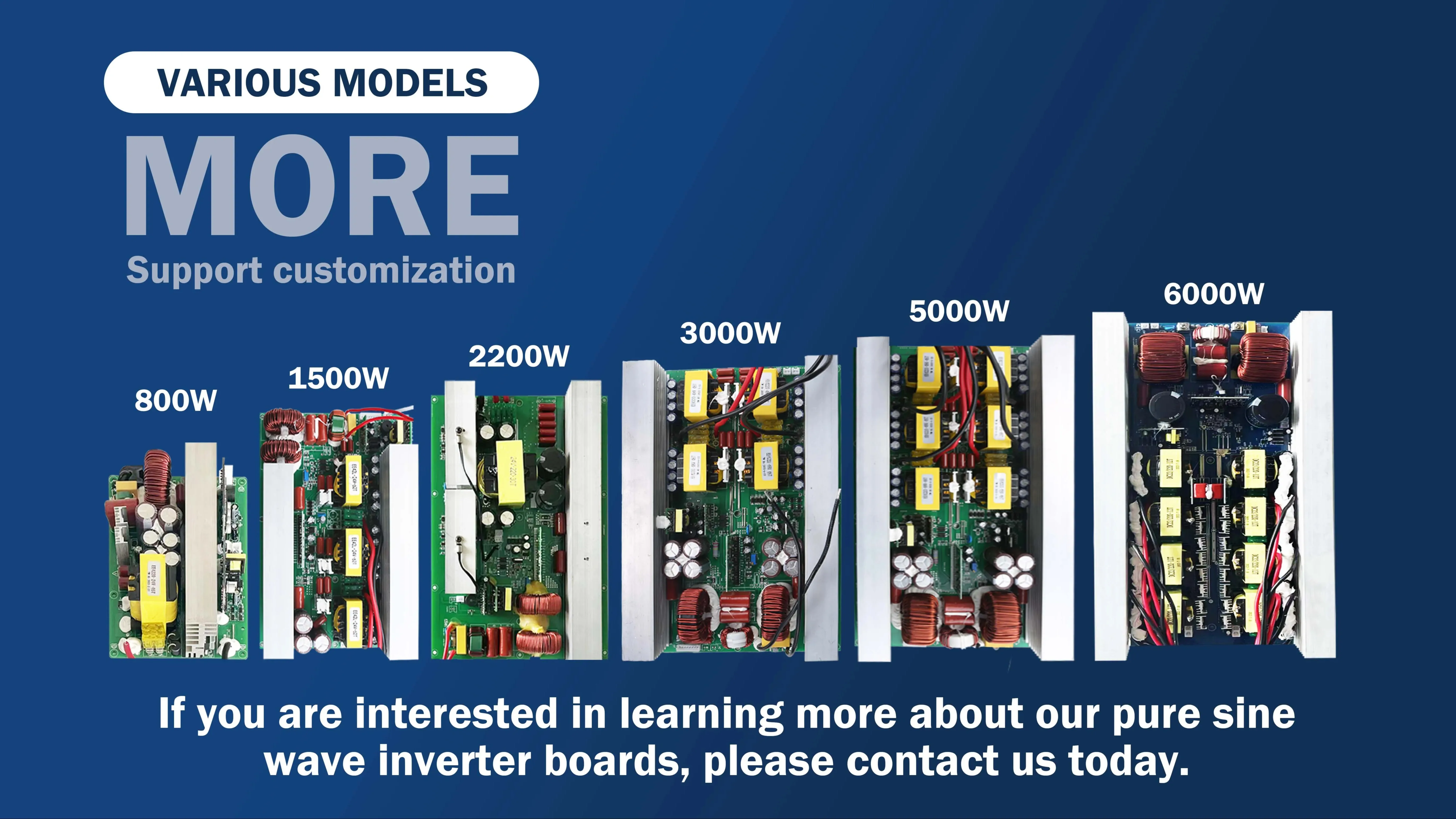 Factory Direct 12v 24v Dc To 220v Ac 4000w Power Inverter Pcb Board ...