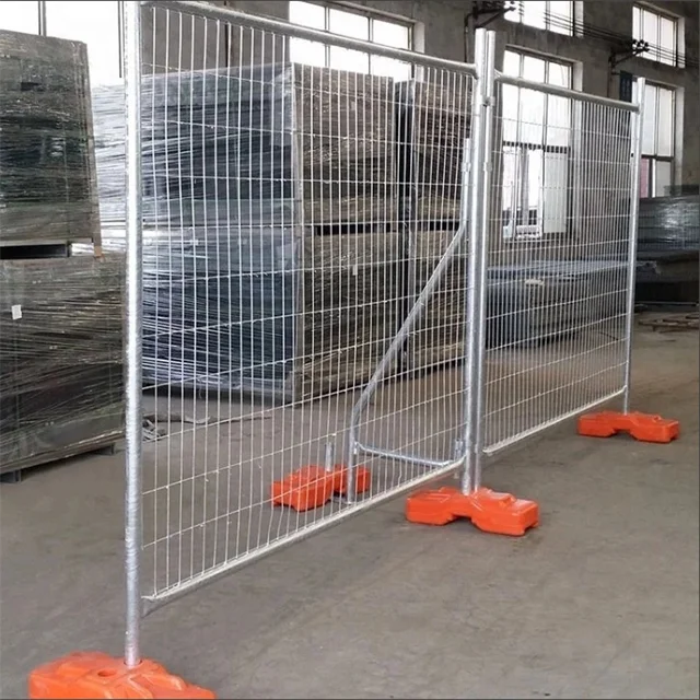 Portable Metal Safety Traffic Barrier Temporary City Road Fence for Garden Welded Construction Swimming Pool Field Farm Usage