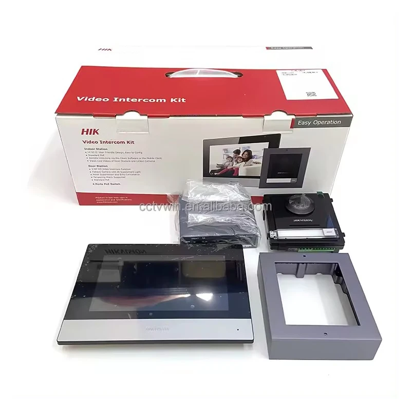Hik OEM Vision Door Intercom System Video Door Phone  DS-KIS602 IP Video Intercom