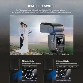 NEEWER Z880-S 2.4G 76Ws TTL Camera Flash Speedlite Compatible with Sony, Compatible with Godox, Upgraded UI Adjustable Modeling detail image