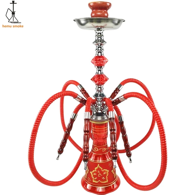 Hot Shisha Hookah Wholesale 4 Pipes Sheesha Hookahs For Shisha Bar
