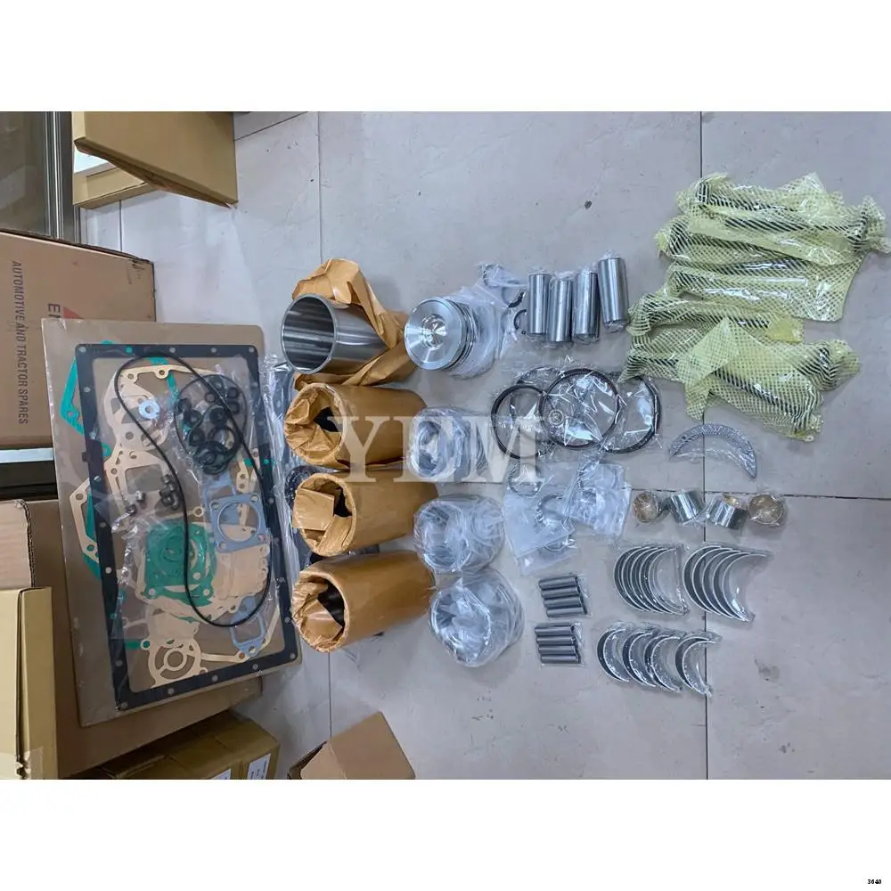 Engine Rebuilding Kit With Cylinder Gaskets Piston Rings Liner Bearing Valves Fit for Komatsu 4D95 Original Excavator Part