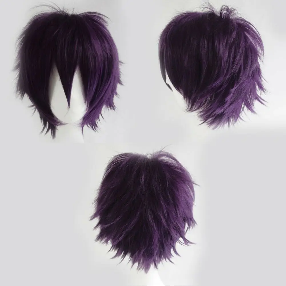 New Male Female Straight Short Hair Wig Cosplay Party Anime Full Wigs  Colorful - Buy Wigs,Cosplay Wig,Short Anime Wig Product on 