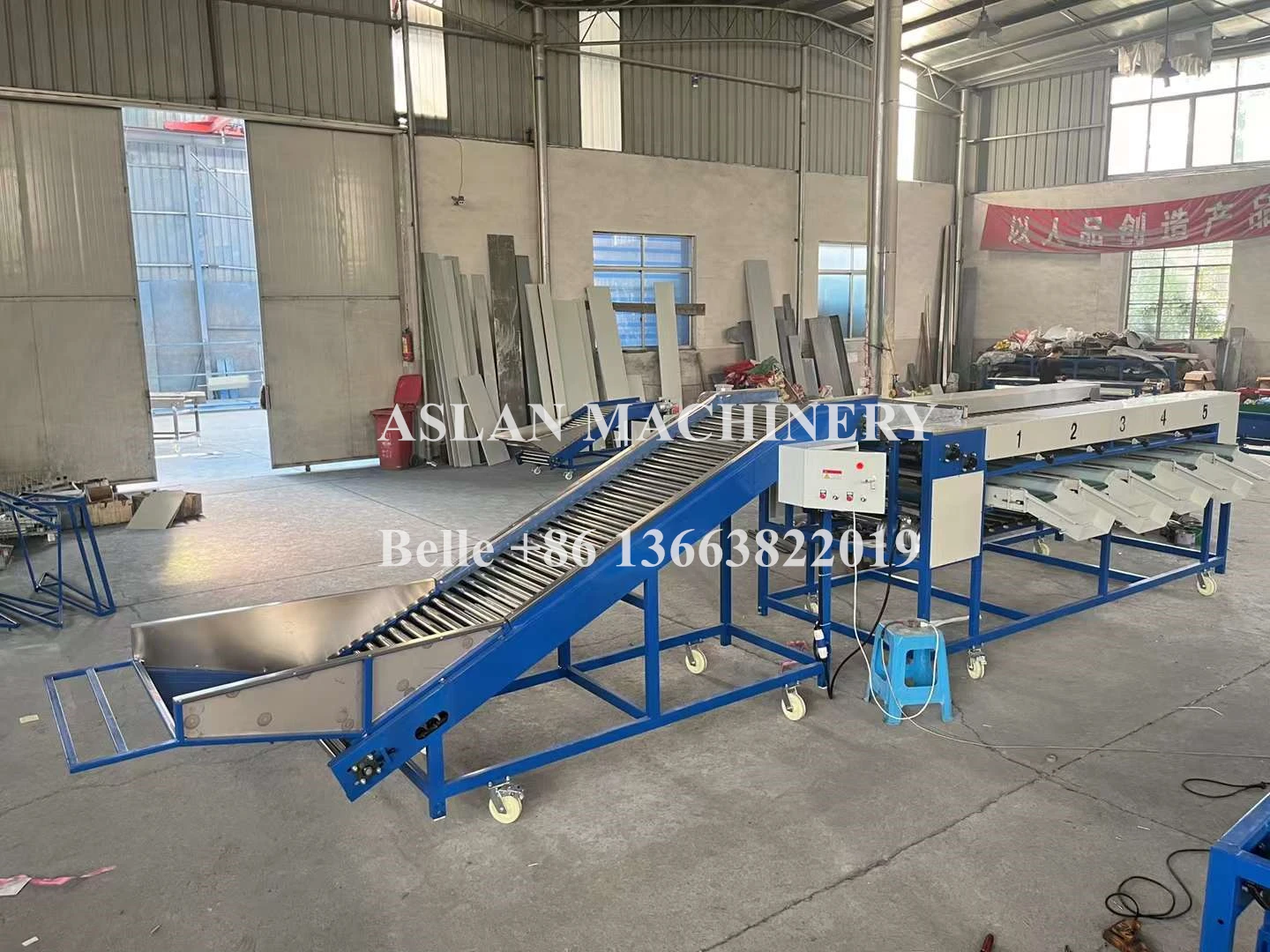 Farm Onion Grading Machine Garlic Bulb Grader Sorting Machine Onion Drum Roller Classifier Machine