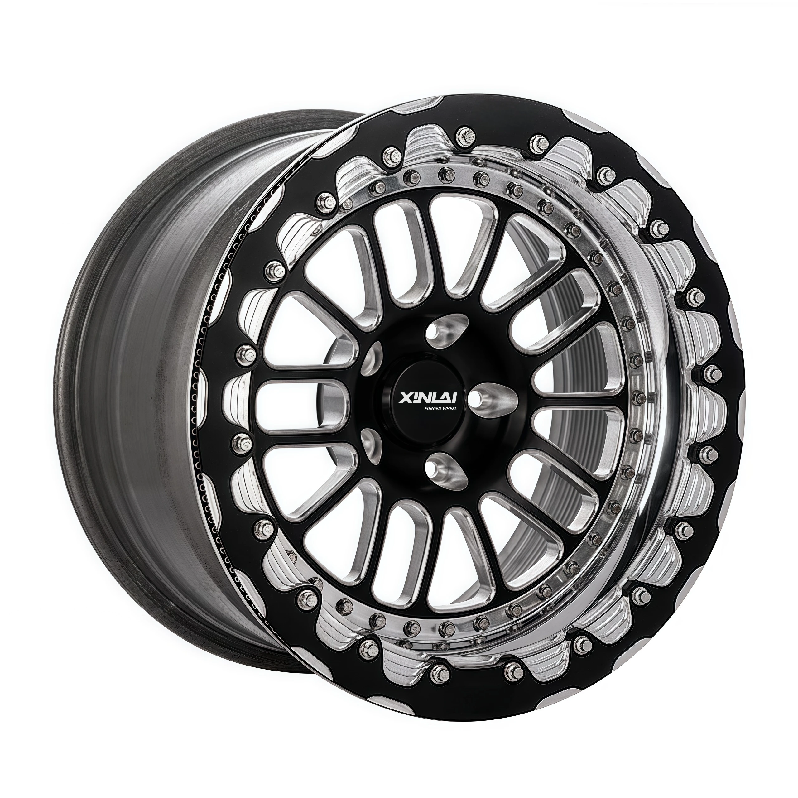 Beadlock Alloy 3-piece Wheel M2 M3 M4 M5 F20 F30 F32 F36 F40 F90 E90 E70 Offroad Wheel Rim for Huracan Aventador R8 M3 M4 - Image 5