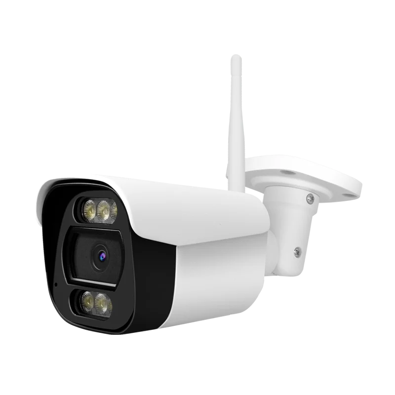 With CamHi App Wireless Night Vision CCTV System Bullet WiFi Surveillance Security Camera Outdoor