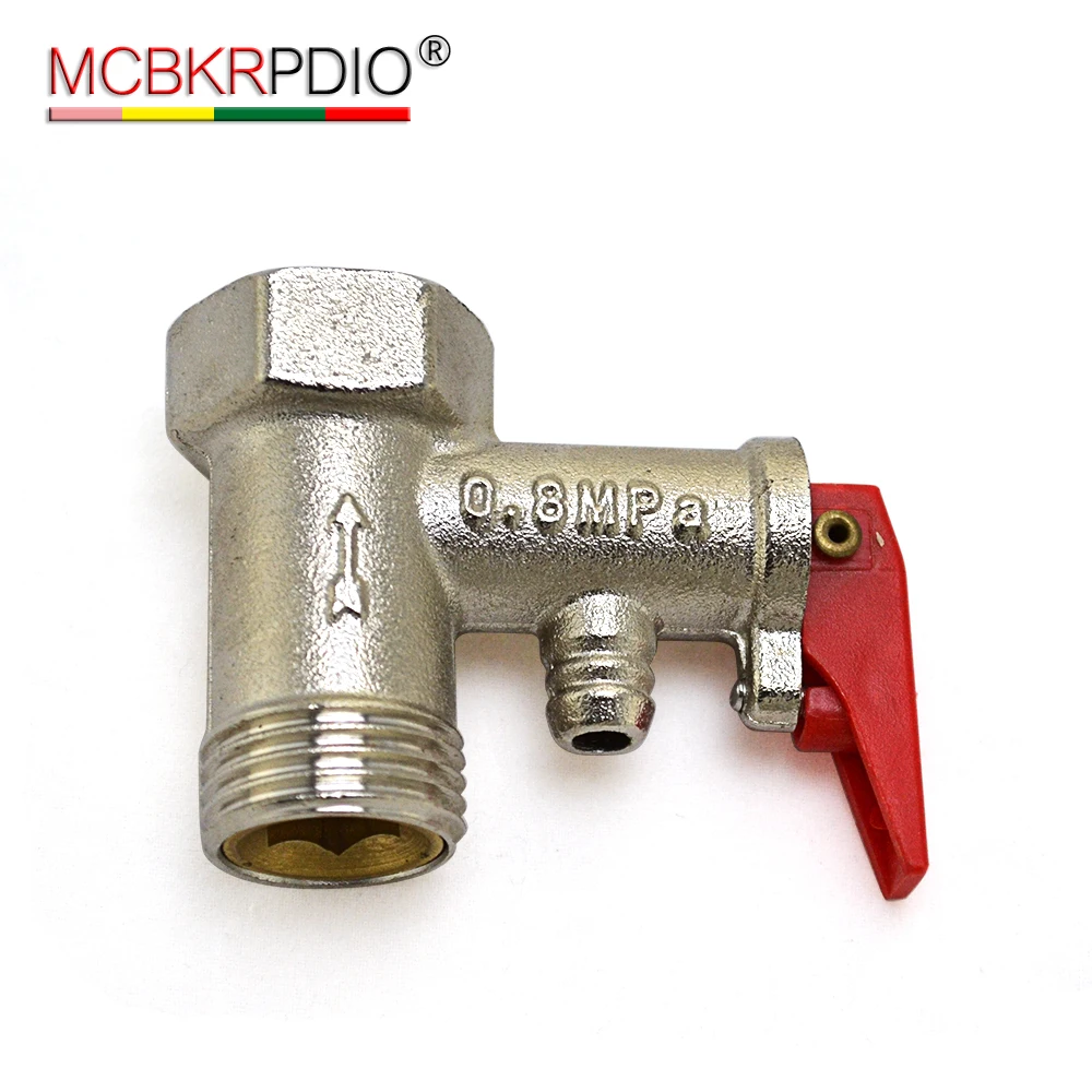 NEW WARE® Metal Electric Water Heater Pressure Relief Check Safety