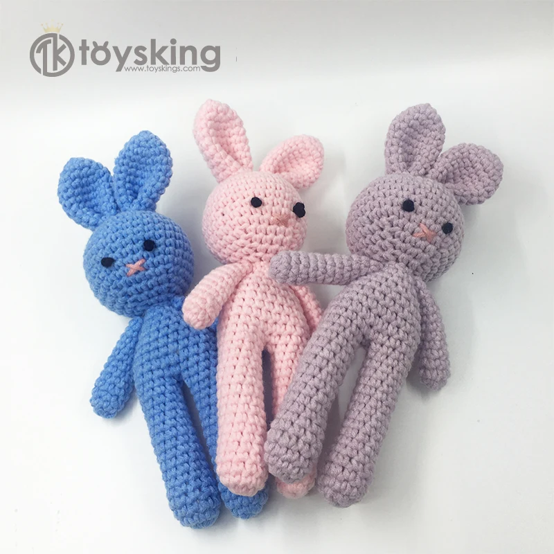 Handmade crochet amigurumi stuffed bunny animal rabbit plush crochet 