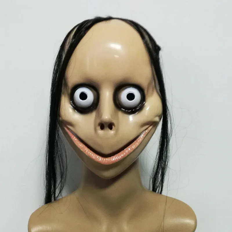 Wholesale Halloween scary MOMO mask performance momo maskemomo maskes From