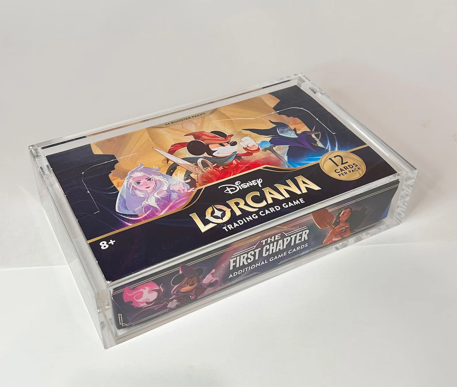 RAY YI Premium Acrylic TCG Disny Lorcana Display Protector Case for Lorcana  Booster Box