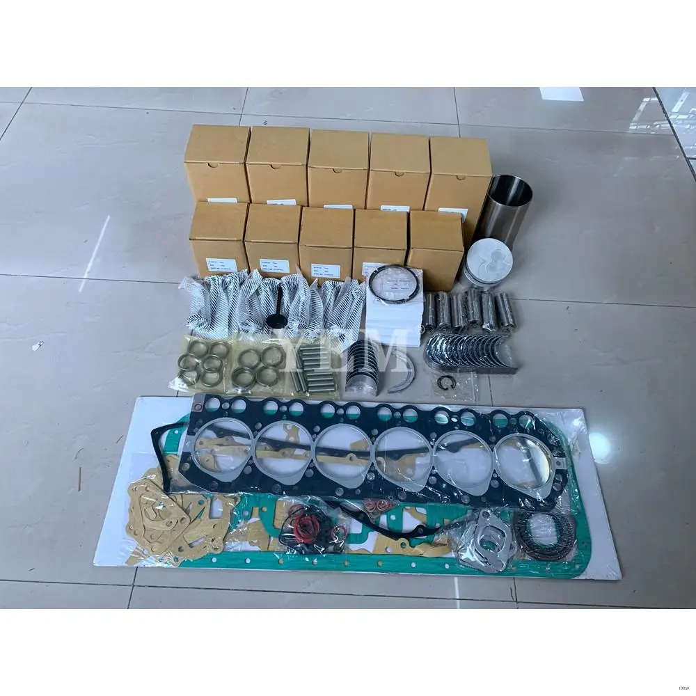 Overhaul Gasket Kit With Cylinder Gaskets Piston Rings Liner Bearing Valves Fit for Nissan TD42
