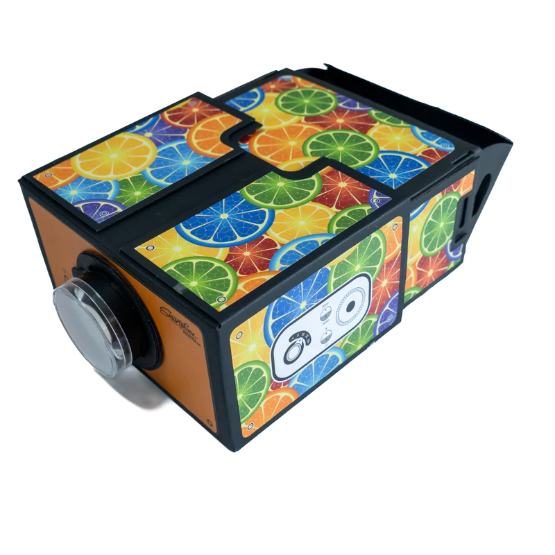 Custom Home Theatre 3d Paper Projector Cardboard For Smartphone Mobile ...