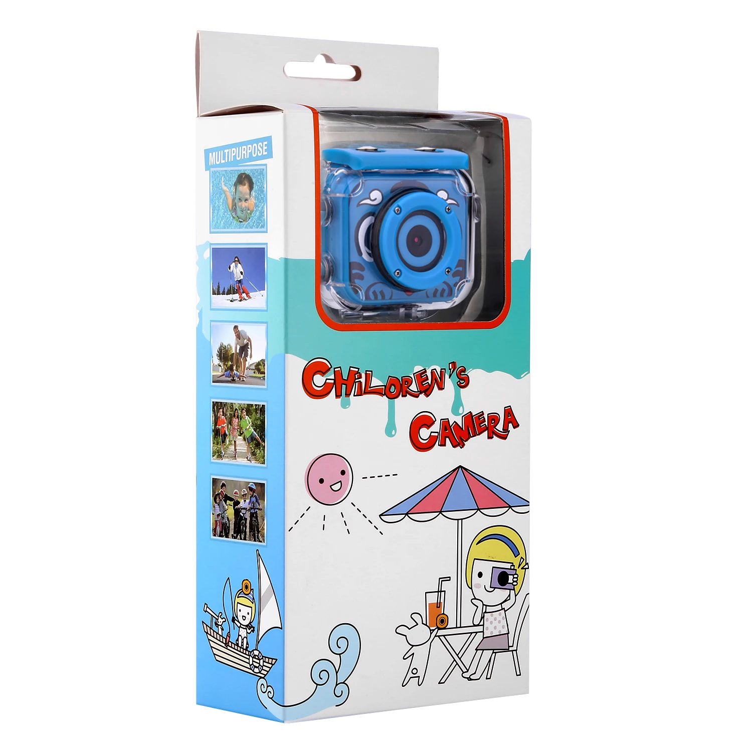 Gift Items For Children 120 Degree Wide Angle Kids Action Camera Waterproof 30M Kids Digital Camera