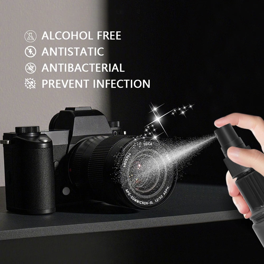 Essentials 6 in 1 Camera Lens Cleaning Kit with Lens Cleaning Pen Liquid Solution for Optical Lens and Digital Cameras