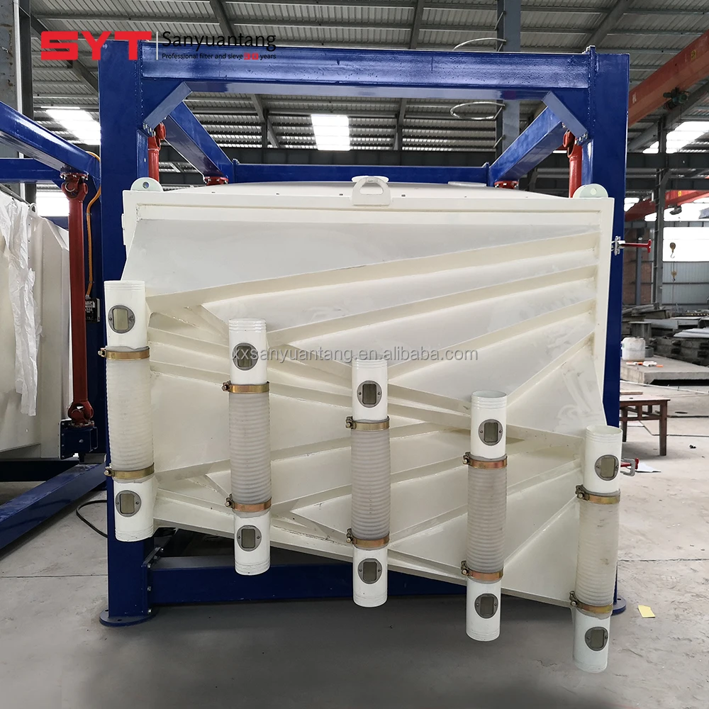 Large Capacity Square Vibrating Screen High Accuracy Multilayer Gyratory Sifter Screening Equipment for Petroleum Coke