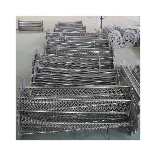 New Stainless Steel Wire Mesh Conveyor Belt for Food Chocolate Enrober for Food Beverage Retail and Mining Industries 3