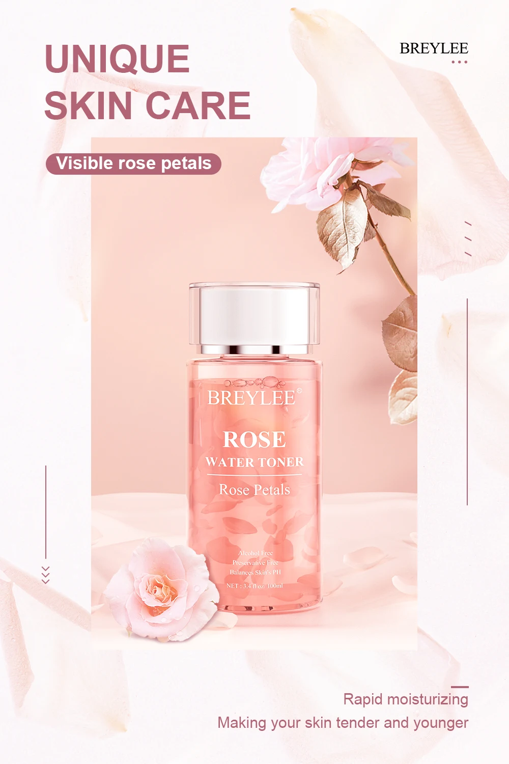 rose petal water toner