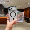 Black + Transparent Magnetic Card Holder