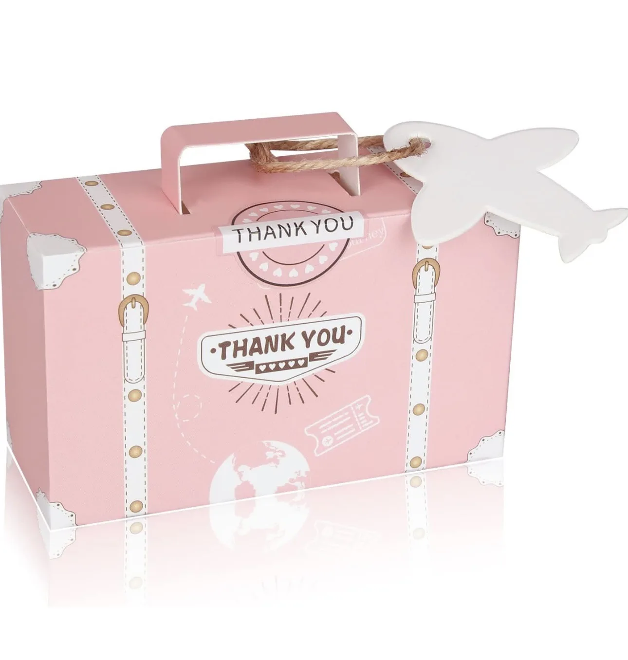 Travel-themed Wedding Gift Boxes Recyclable Customizable