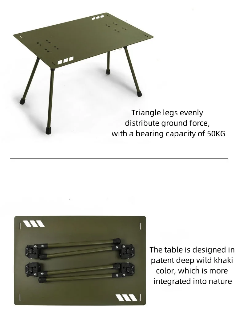 Factory Wholesale Outdoor Camping Portable Aluminum Alloy Outdoor