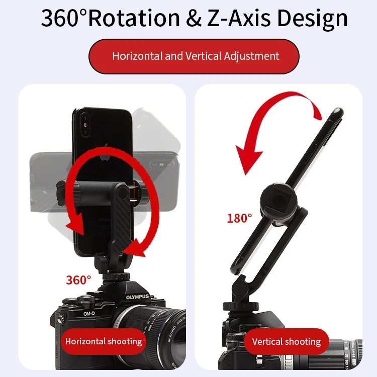 Jmary BH05 Versatile Mini Phone Clip Stand for Mobile Camera