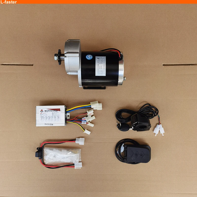 Diy 36v 48v 450w Electric Tricycle Brushed Gear Dc Motor Conversion Kit ...