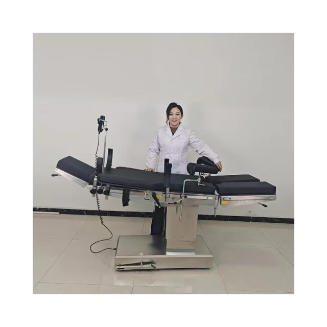 Hot Sale Multifunctional Electric Stainless Steel Surgical Bed Factory Direct Medical Neurosurgery Table Examination Table