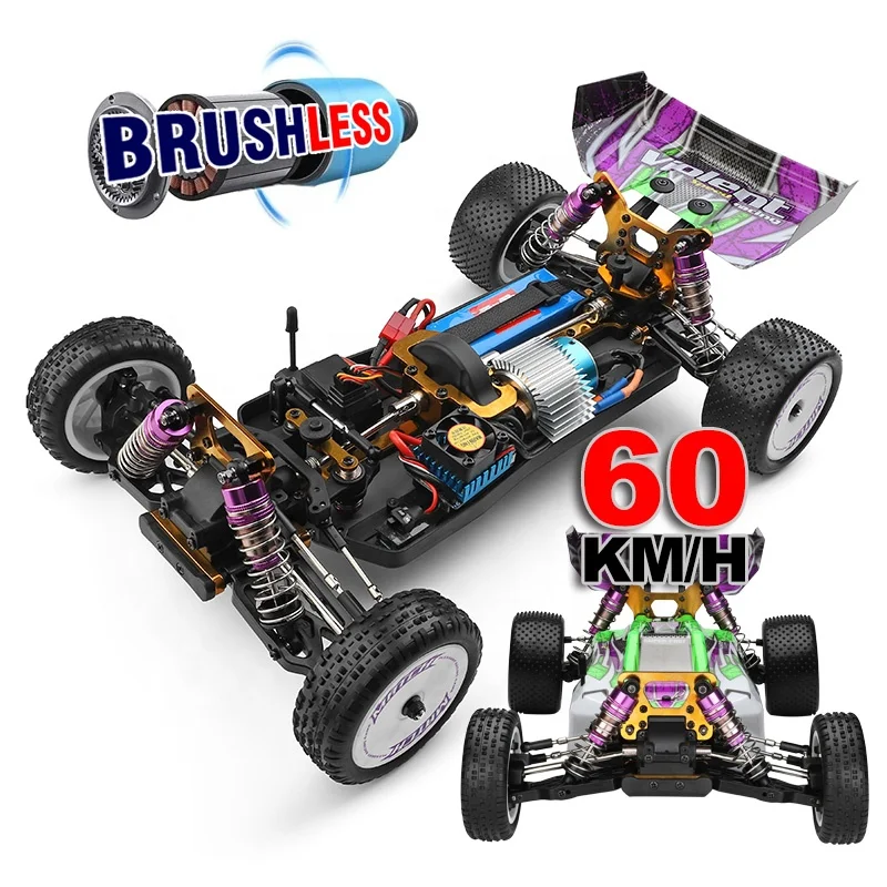 Xk Wltoys 104002 RC Buggy Truck - 4WD, Brushless, 60km/h