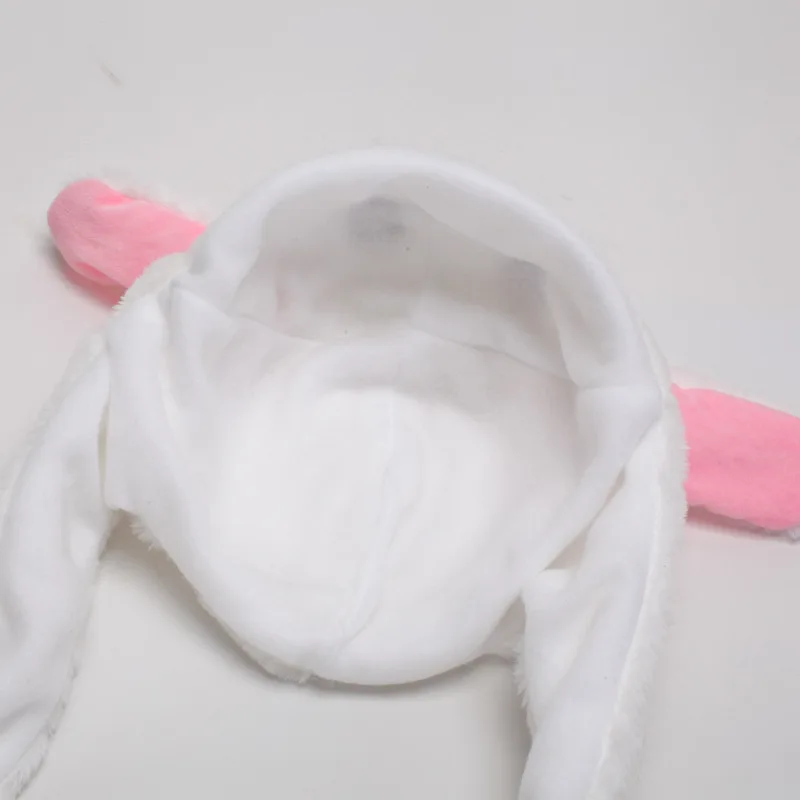 Buy Hot Selling Korea Moving Ears Plush Lovely Soft Rabbit Animated Cap  Christmas Gift Cute Funny Bunny Hat With Air Pumping from Yiwu Eco Baoyu  E-Business Firm, China