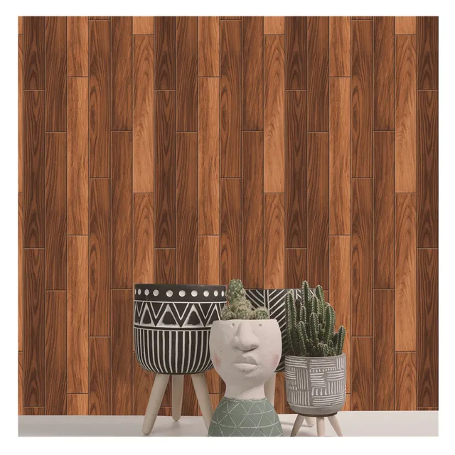 Modern Wood Grain Pattern Wallpaper Multiple Purpose Luxury Wallpaper Rolls 3d wood wall panels for home decor