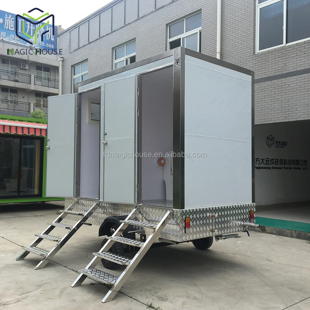 La Chine usine modulaire à faible coût d'assemblage rapide WC portable  mobile public Salle de bains WC WC Mobile mobile - Chine Toilette  portative, WC