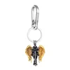 Two-tone pendant with eagle beak clasp