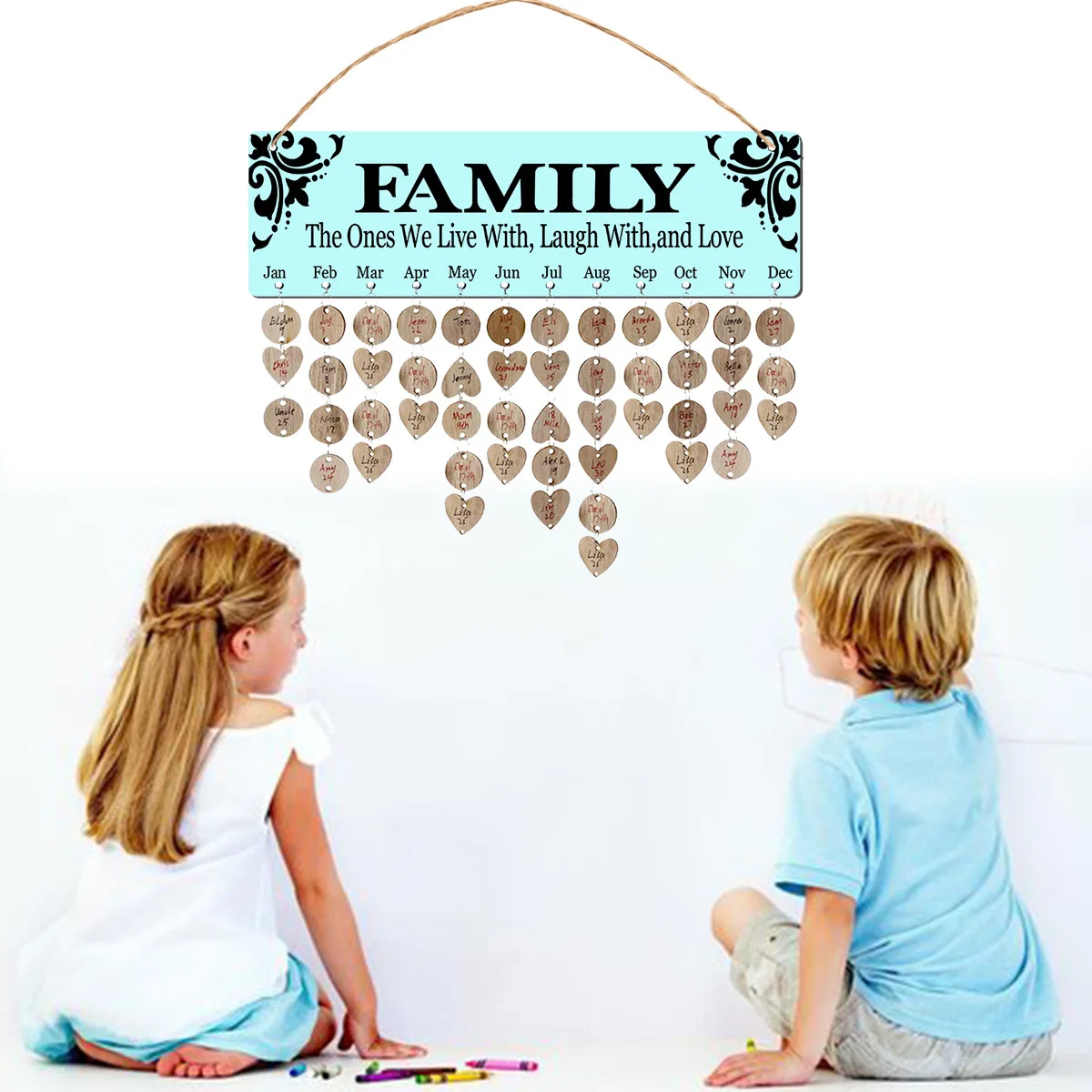 Panneau Decoratif En Bois Pour Le Calendrier D Anniversaire Du Famille Panneau Look Multi Bois Banderole De Benediction Decoration Murale Buy Panneau De Signalisation Cadeau D Anniversaire Decoration Murale Product On Alibaba Com
