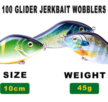 10CM 45G Hard Sinking Fishing Lures Crank Baits Pike Bait Crank Jerk Bait Minnow Plastic Hard Fishing Lures – Minnow – view 4