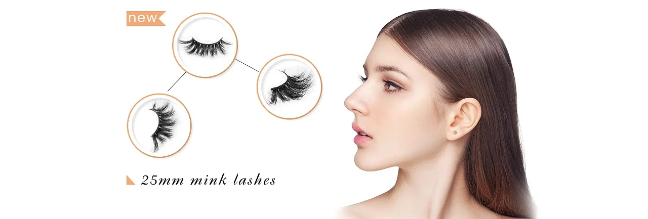 Faux Cils Beyourself Eyelash Boîte Rose - Vison Effet 3D Volume - Longueur Medium/long - Neuf France