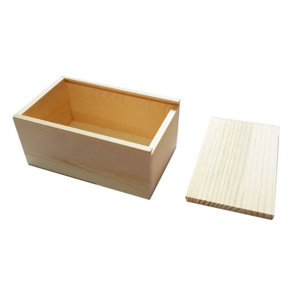 Custom Boxwood Basswood Beech Pine Wood Small Sliding Lid Wooden Box
