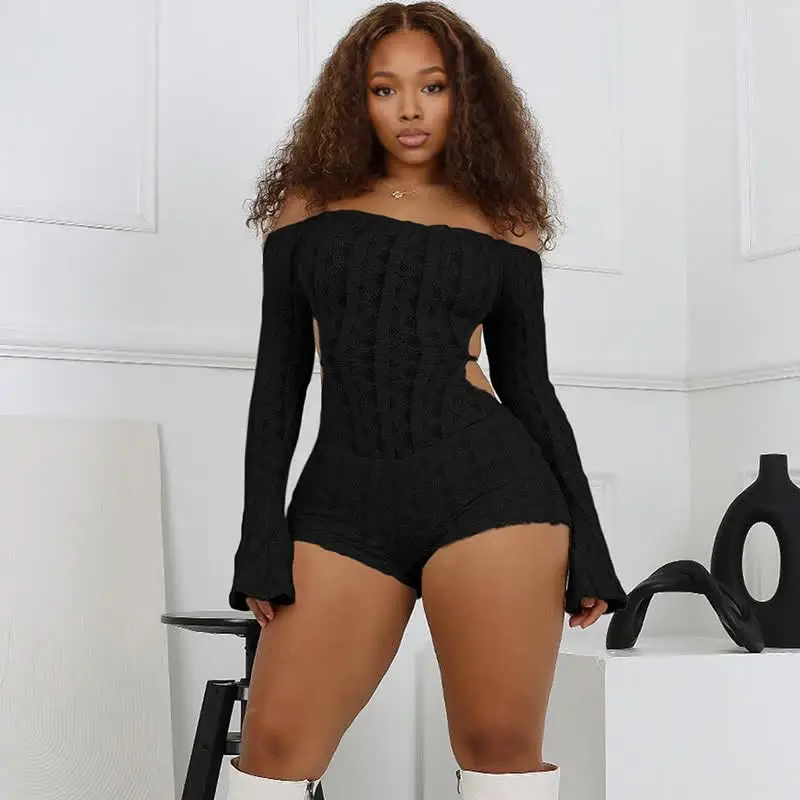 Autumn New Women's Sexy Strapless Long Sleeve High Waist Slim Bodycon Jumpsuit Sehe Fashion| Alibaba.com Autumn New Women's Sexy Strapless Long Sleeve High Waist Slim Bodycon Jumpsuit Sehe Fashion| Alibaba.com