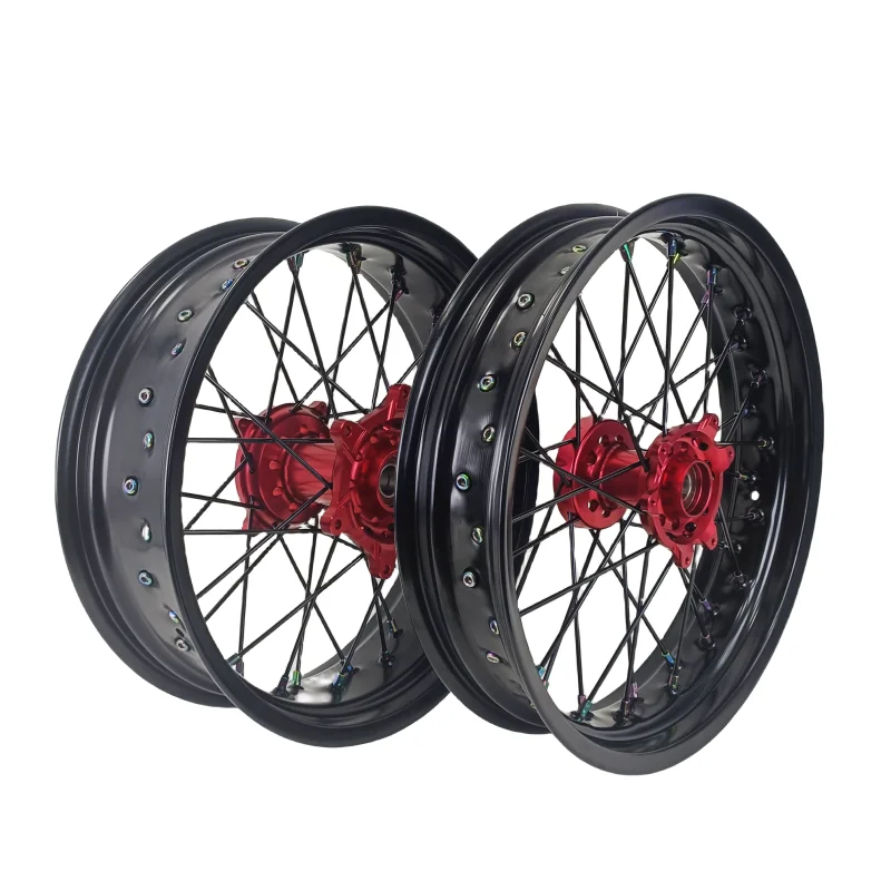 Modify Supermoto Wheels Set 16 17 Inch Supermoto Wheels With Hub For