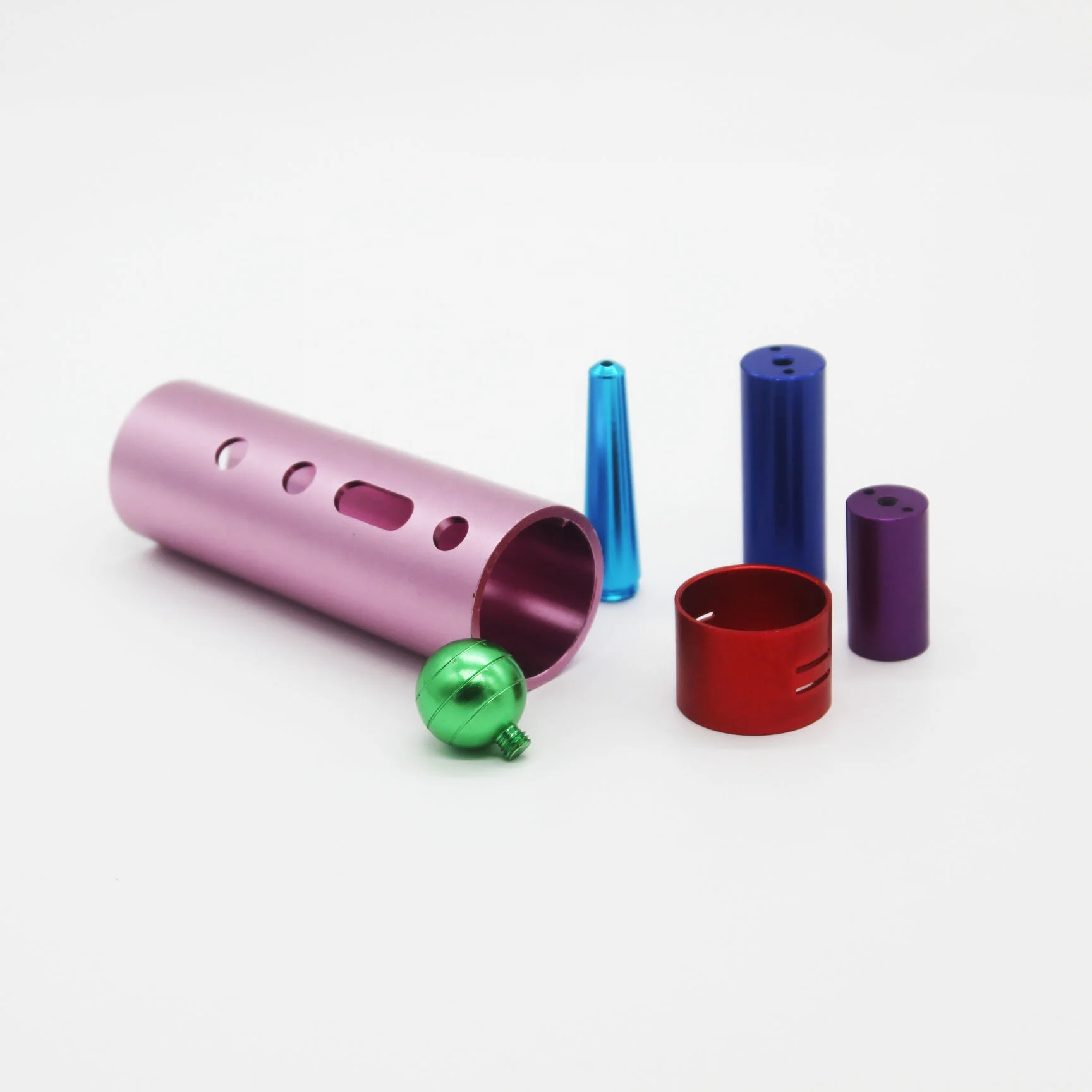 OEM ODM High Precision Custom Small Micro Metal Parts CNC Milling Turning Service Anodized 6063 Aluminum Titanium POM DLC Coated