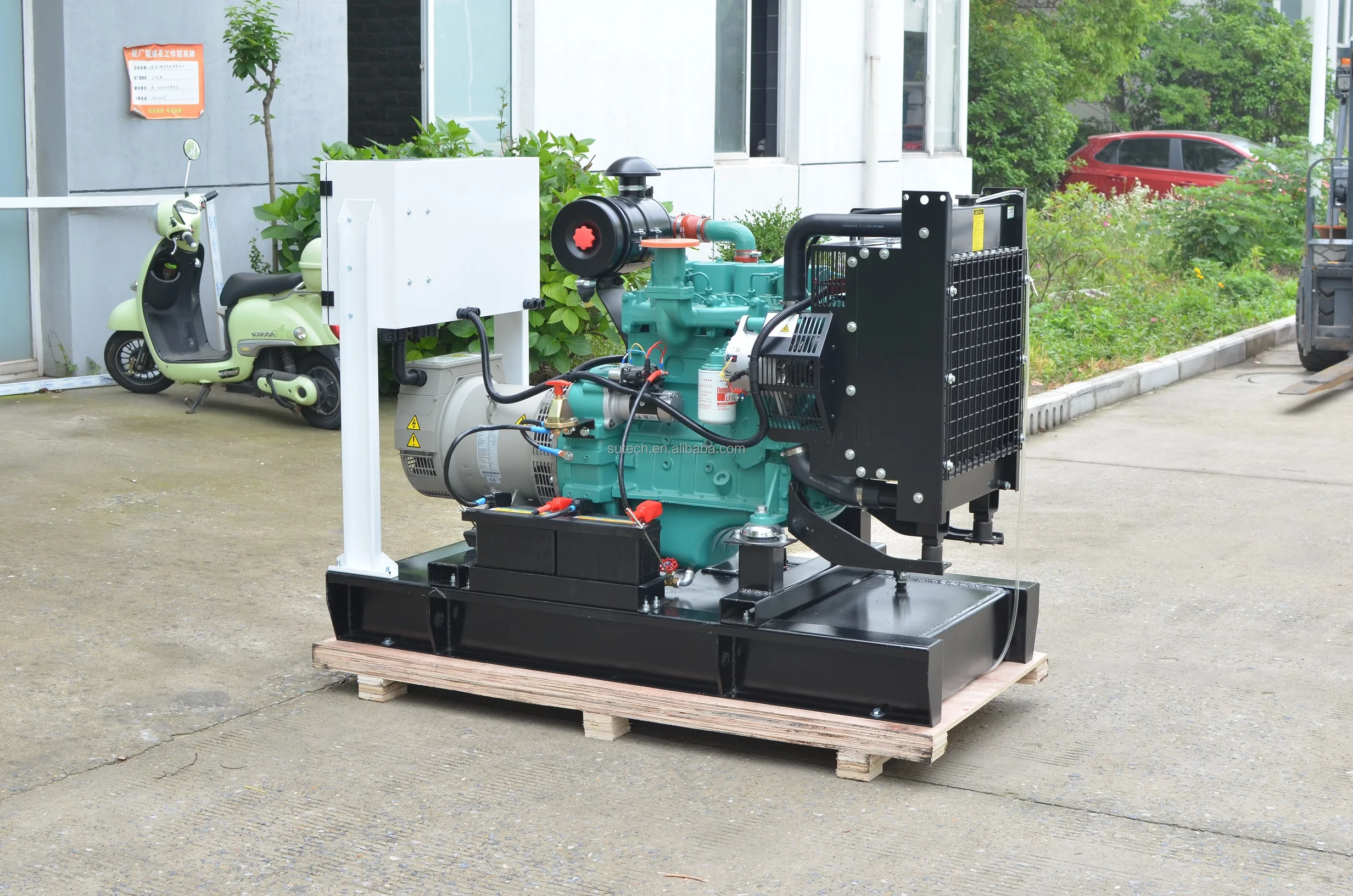 Diesel Generator 75kw Denyo 100 Kva Closed Type Standby Generator Set