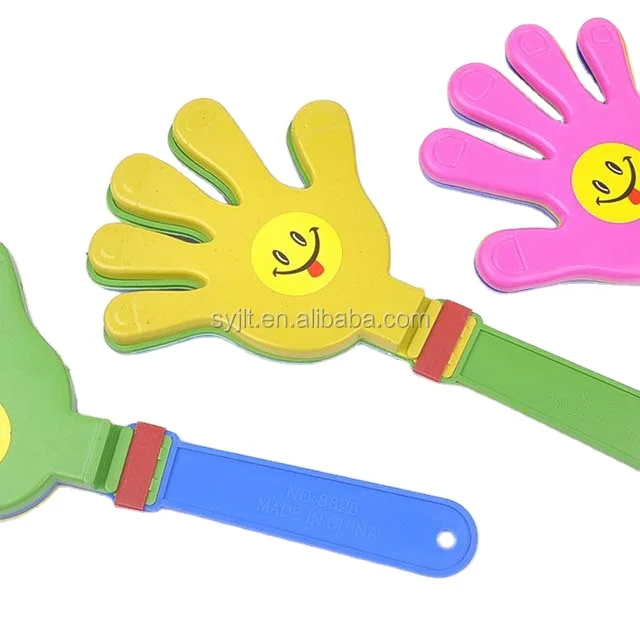 Бразильский пластиковый ручной Хлопушка пользовательский пластиковый ручной хлопушка для игр и рекламного логотипа