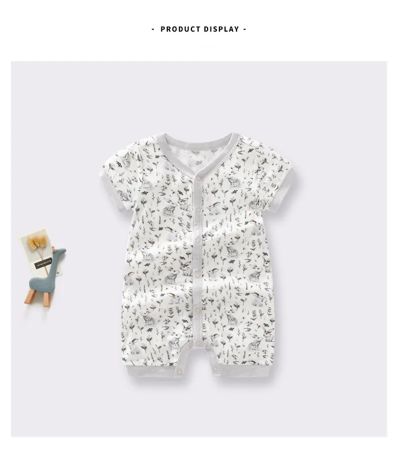 Bamboo Sleeper Custom Baby Pajamas Short Romper New Born Baby Products