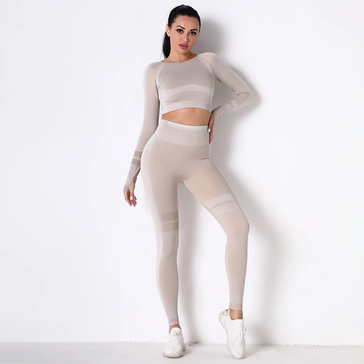 Women's Yoga Gym Crop Top Compression Workout Athletic Suit /long Sleeve  Shirt - Buy Long Sleeve Shirt,Women's Yoga Gym,Workout Athletic Suit  Product on Alibaba.com
