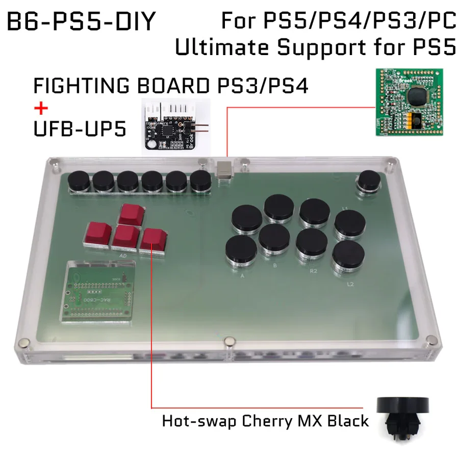 HITBOX PS5使用⚪︎　基盤交換済み品 HITBOX PS5使用⚪︎ 基盤交換済み品 HitBoxの基板を交換してPS5
